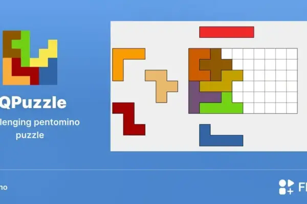 iQPuzzle chega ao Linux com desafio viciante de pentominós