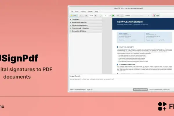 JSignPdf chega ao Linux pelo Flathub com assinaturas digitais
