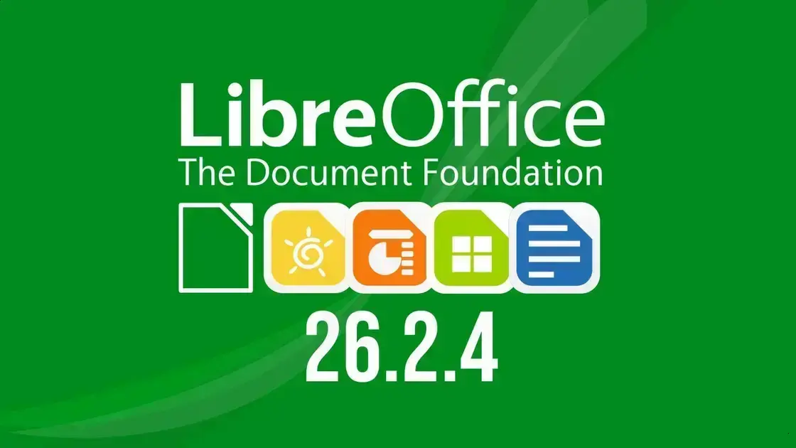 LibreOffice 26.2.4 lançado com mais de 40 correções e melhorias diversas