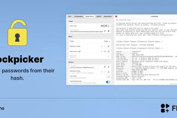 Lockpicker chega ao Linux e simplifica a recuperação de senhas