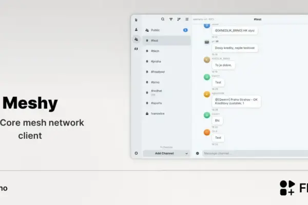 Meshy chega ao Linux para redes MeshCore com Bluetooth e USB