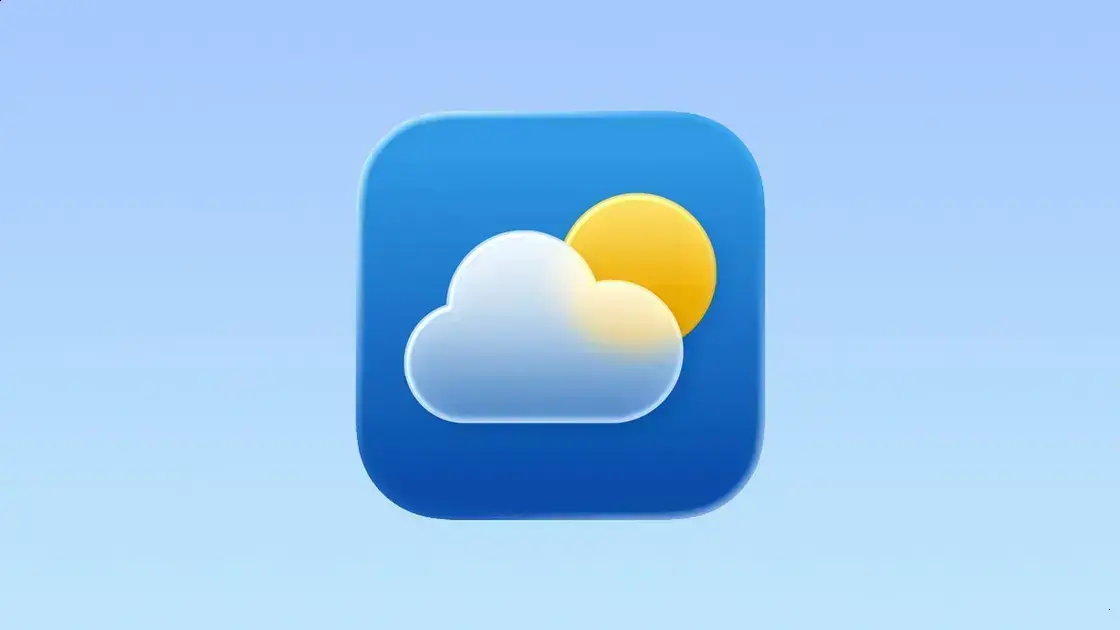 Novidades do app Weather no iOS 27: mais clareza e widgets maiores