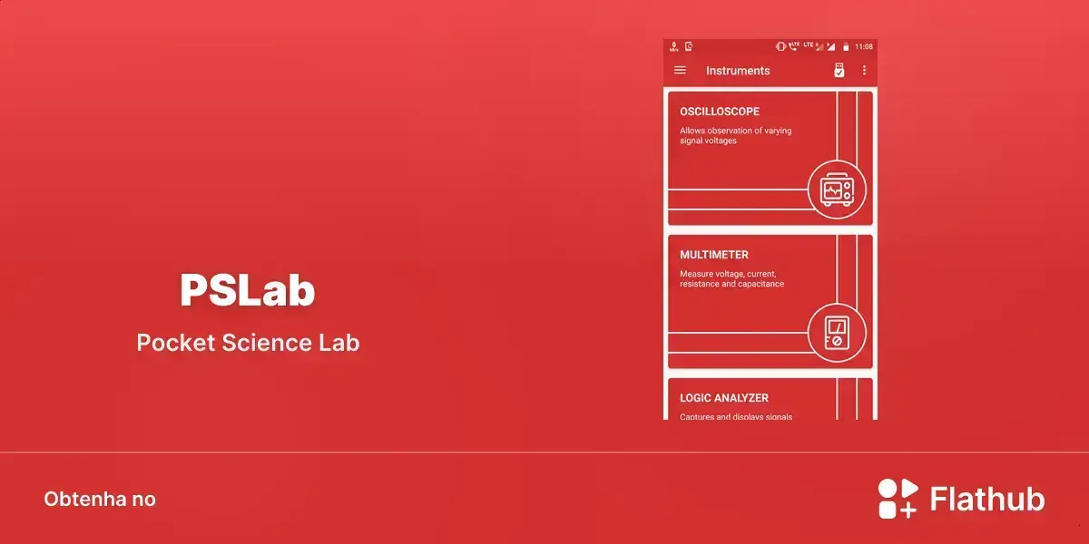 PSLab chega ao Linux no Flathub com laboratório científico completo 1 PSLab chega ao Linux no Flathub com laboratório científico completo