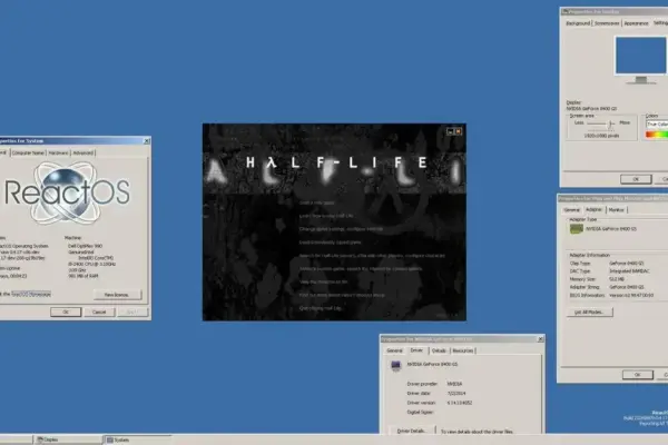 ReactOS avança e roda Half Life, um clássico dos jogos no Windows