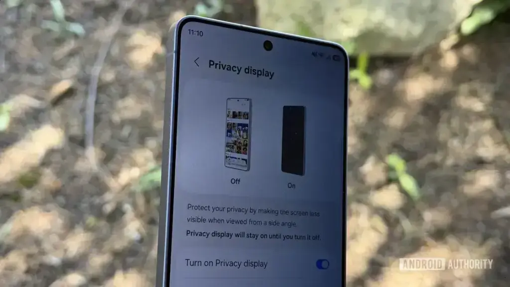 Samsung pode fornecer Privacy Display para outras marcas só em 2028