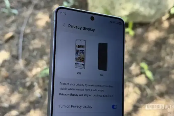 Samsung pode fornecer Privacy Display para outras marcas só em 2028