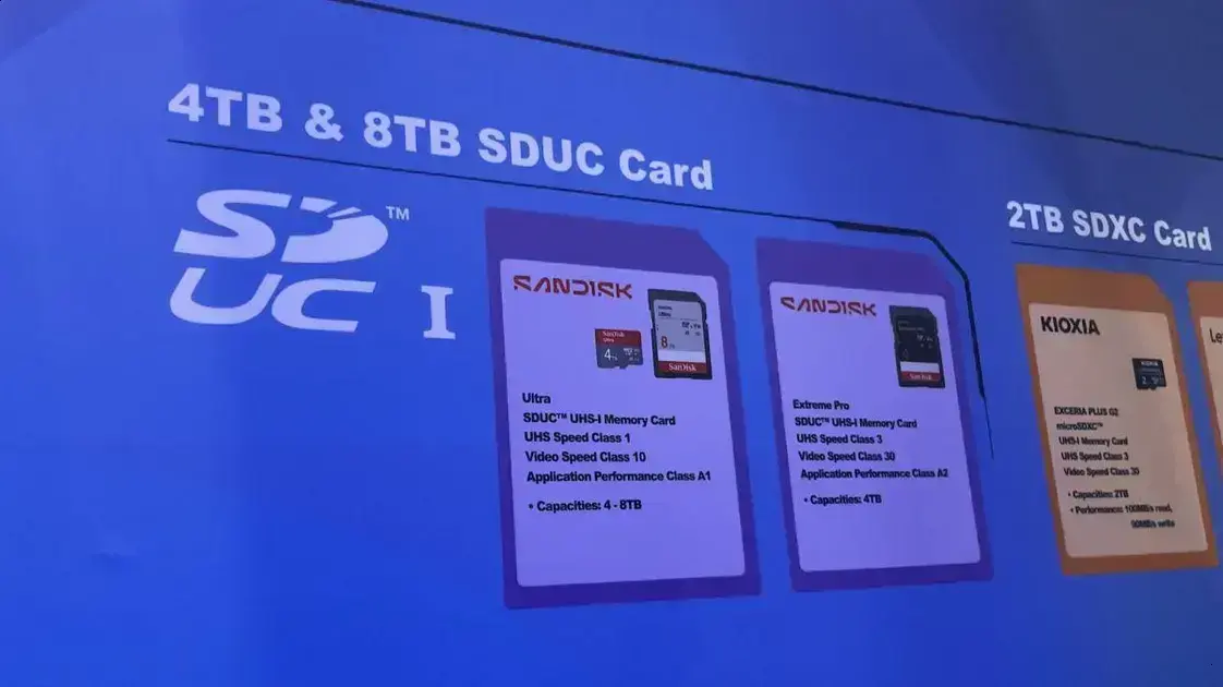 SanDisk anuncia chegada próxima dos revolucionários cartões SD de 8TB