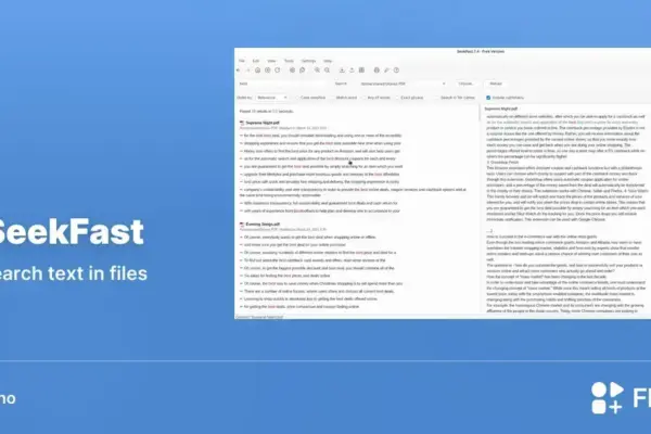SeekFast chega ao Linux via Flathub e promete busca inteligente