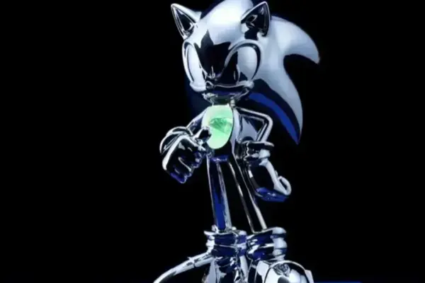 Sega celebra 35 anos com estátua de DNA do Sonic em tamanho real