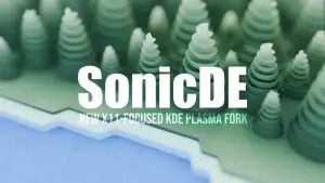 SonicDE: Desktop KDE dedicado a usuários que ainda utilizam X11
