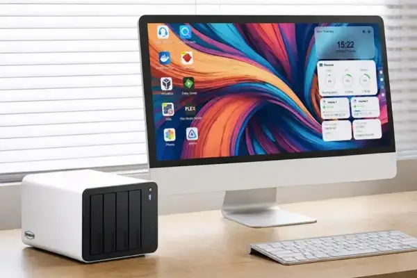 TerraMaster F4-425 Pro NAS traz 8 núcleos CPU, 4 HDDs e 3 SSDs em corpo metálico