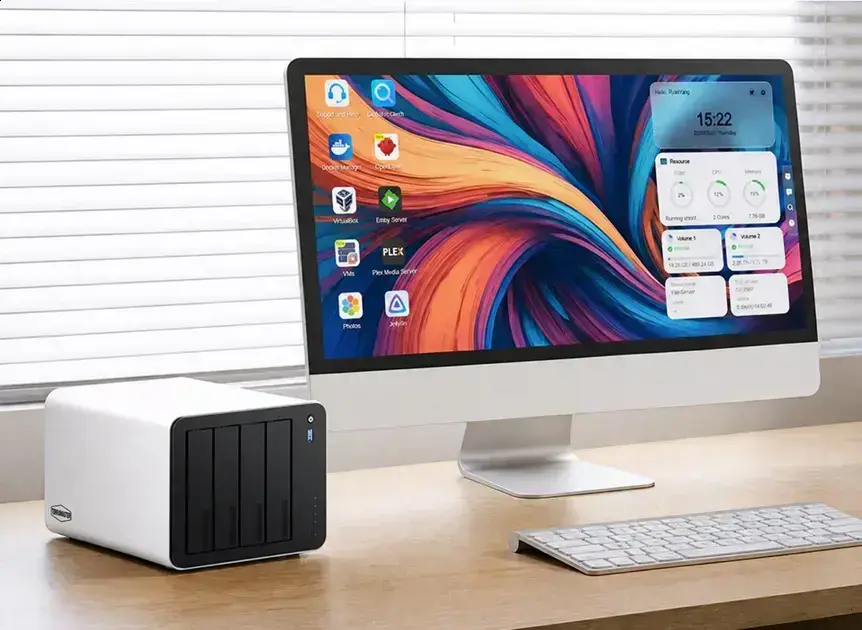TerraMaster F4-425 Pro NAS traz 8 núcleos CPU, 4 HDDs e 3 SSDs em corpo metálico