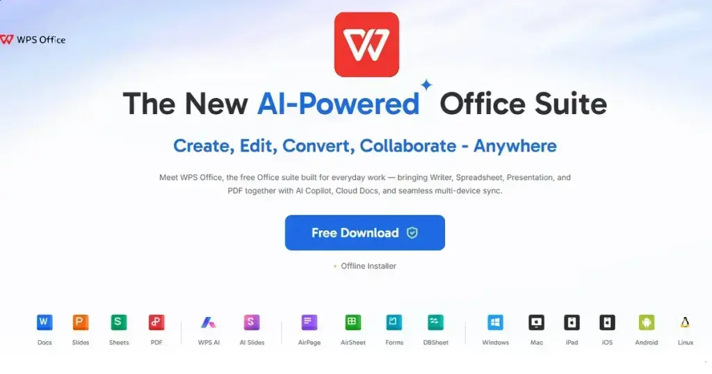 WPS Office 2026: alternativa acessível e eficiente ao Microsoft 365
