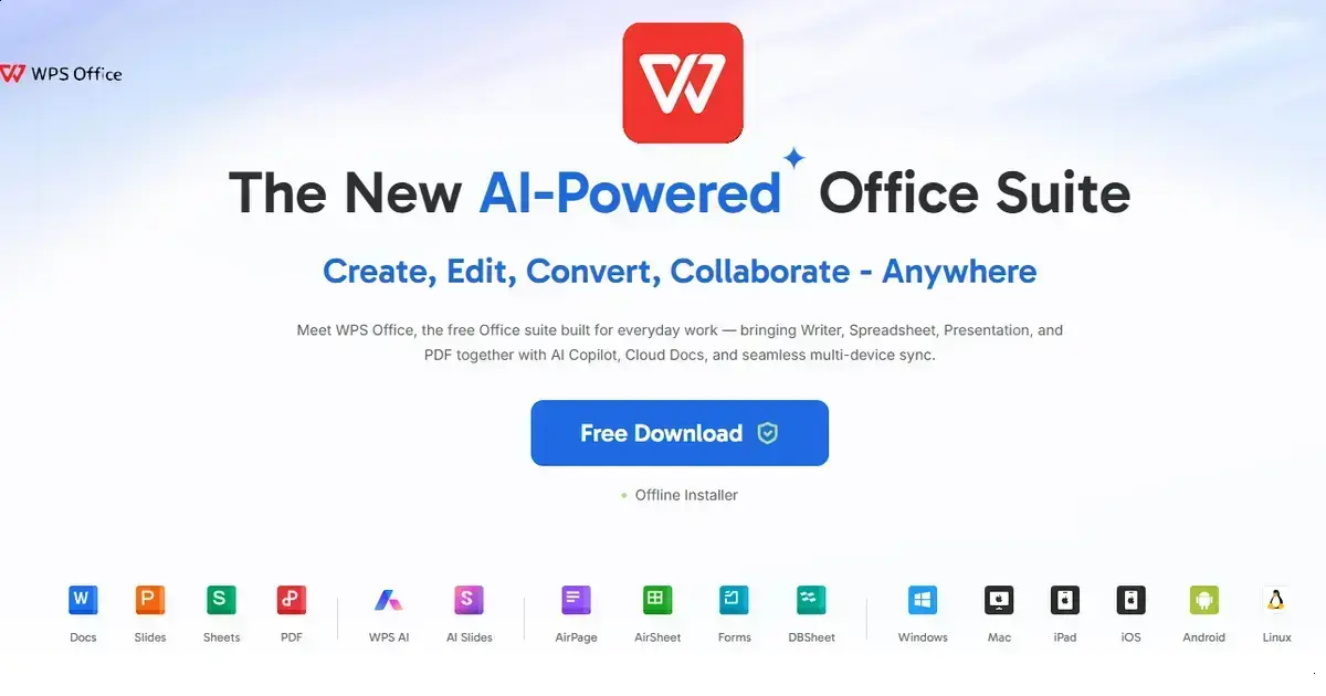 WPS Office 2026: alternativa acessível e eficiente ao Microsoft 365