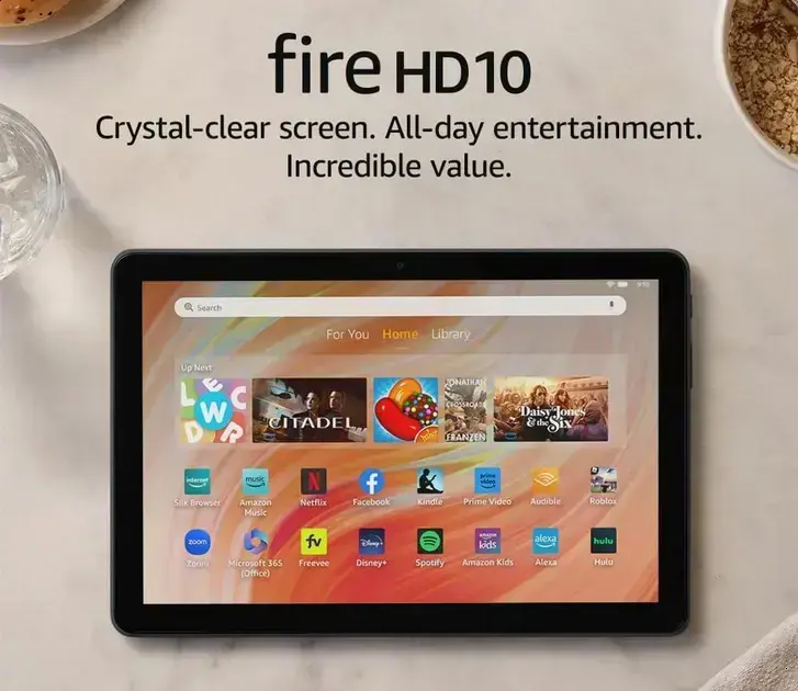 Amazon lança nova versão do Fire HD 10 com 4 GB de RAM e 32 GB de armazenamento