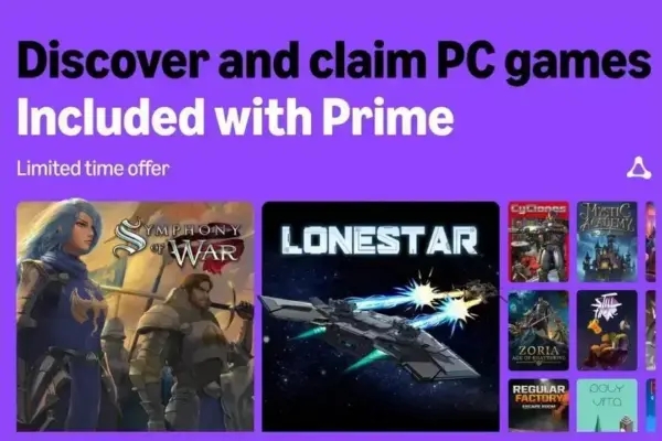 Amazon Luna libera 12 jogos grátis em julho de 2026 para membros Prime