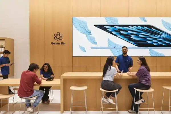 Apple testa recurso 'Live Notes' com IA no Genius Bar para otimizar atendimentos