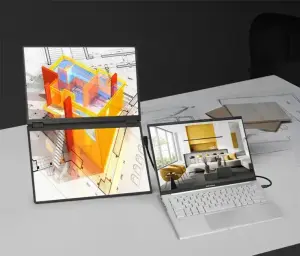 Asus lança monitor portátil duplo e dobrável ZenScreen Duo MB14FCD