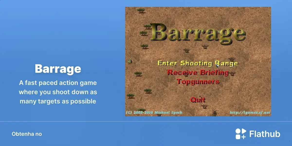 Barrage chega ao Linux no Flathub com ação frenética e rápida 1 Barrage chega ao Linux no Flathub com ação frenética e rápida
