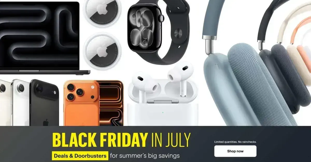 Black Friday em Julho: Promoções incríveis em AirPods, MacBook Pro e Apple Watch