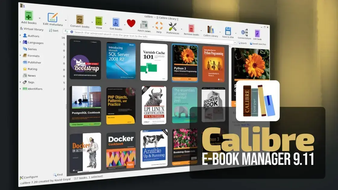 Calibre 9.11 traz exportação HTML para anotações em e-books e melhorias no AI