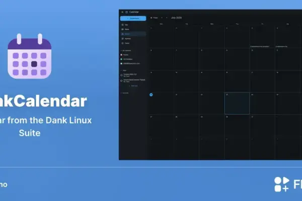 DankCalendar chega ao Linux com Google, Microsoft, CalDAV e iCloud
