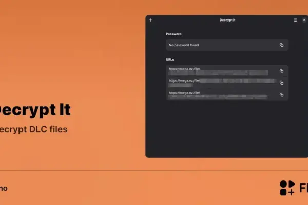Decrypt It chega ao Linux e facilita abrir arquivos DLC no Flatpak