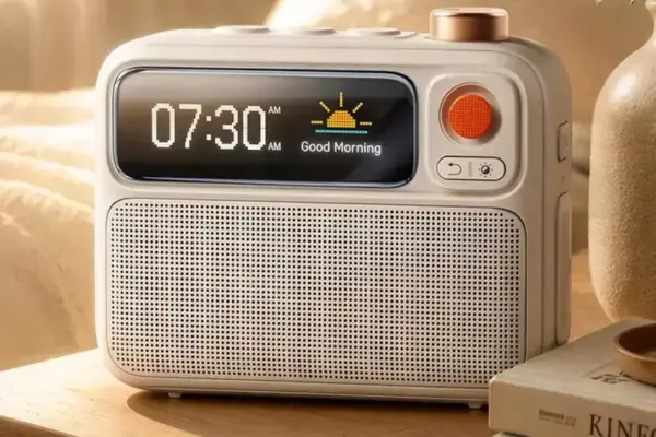 Divoom FlowToo: alto-falante Bluetooth 3 em 1 com alarme e sons relaxantes