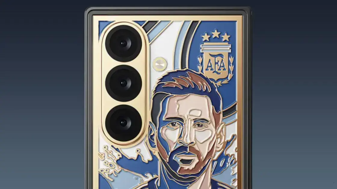 Edição Lionel Messi do Galaxy Z Fold 8 Ultra chega a US$ 13 mil, com luxo e exclusividade 1 Edição Lionel Messi do Galaxy Z Fold 8 Ultra chega a US$ 13 mil, com luxo e exclusividade