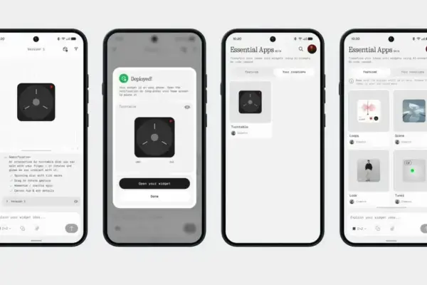 Essential Apps da Nothing: crie apps direto no seu Nothing Phone
