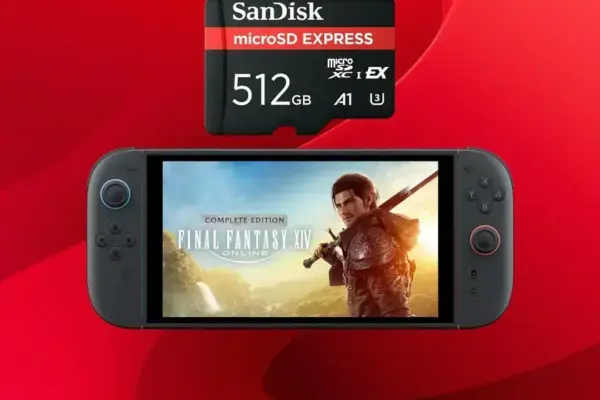 Final Fantasy XIV será o maior jogo do Switch 2 com 117 GB de armazenamento