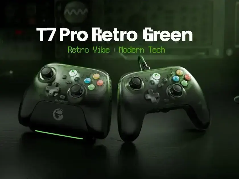 GameSir lança dois novos controles inspirados no Xbox original em verde retrô
