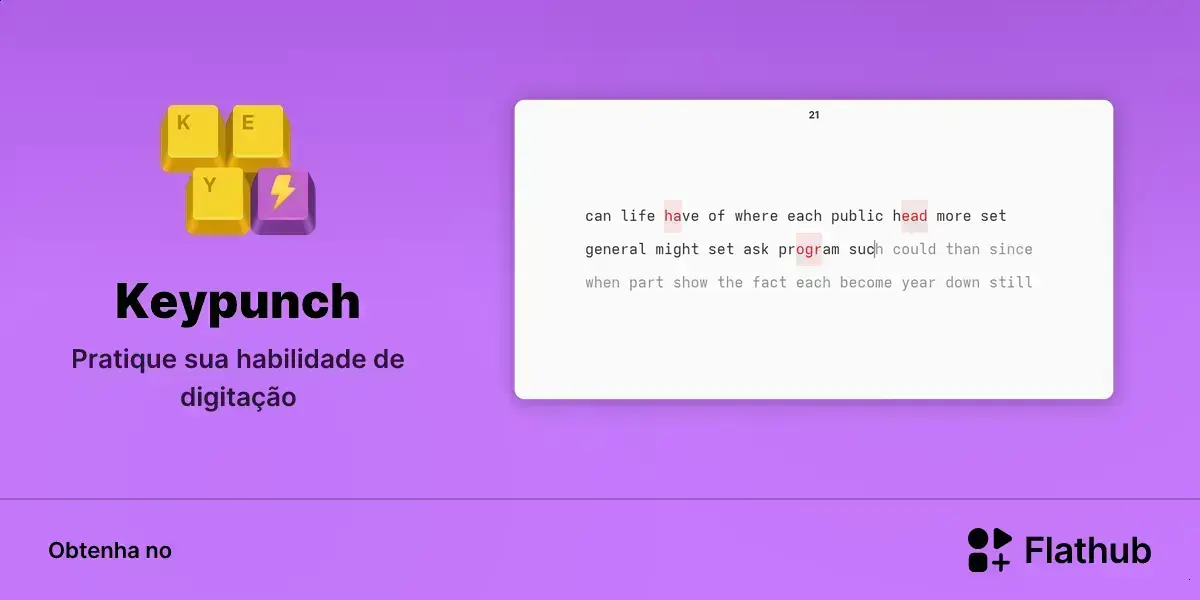 Keypunch chega ao Flathub e promete turbinar sua digitação no Linux