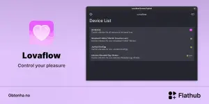 Lovaflow chega ao Flathub e facilita o controle de dispositivos íntimos no Linux