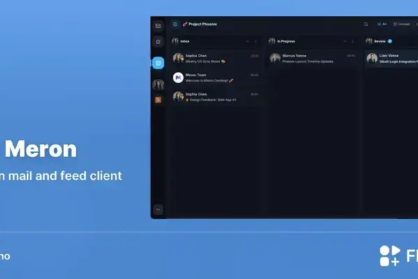 Meron chega ao Linux via Flathub com foco em e-mail e kanban
