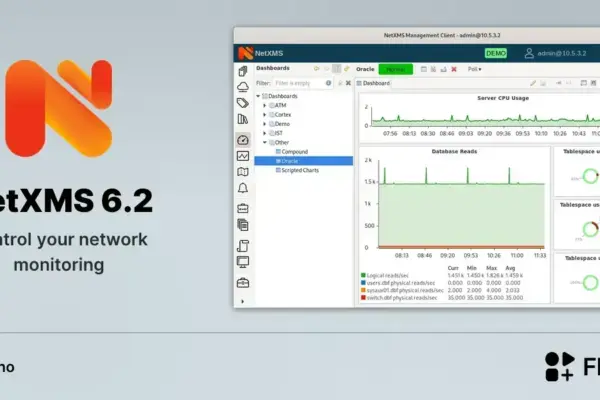 NetXMS 6.2 chega ao Flathub com monitoramento mais completo