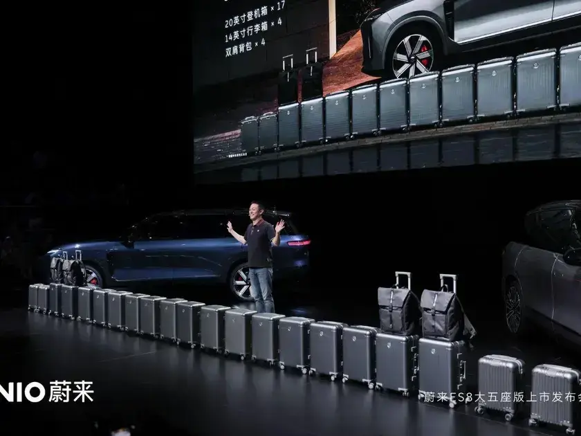 Nio amplia a linha ES8 com SUV elétrico espaçoso de 5 lugares