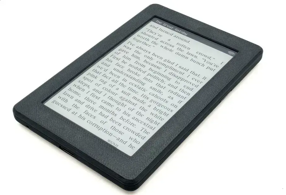 Open Book Touch: eReader open source com crowdfunding e bateria substituível