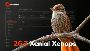 OPNsense 26.7 chega com FreeBSD 15.1 e melhorias em firewall e rede