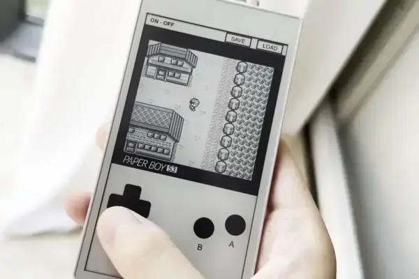 Paper Boy S3: Transformando tela E Ink em um Game Boy jogável