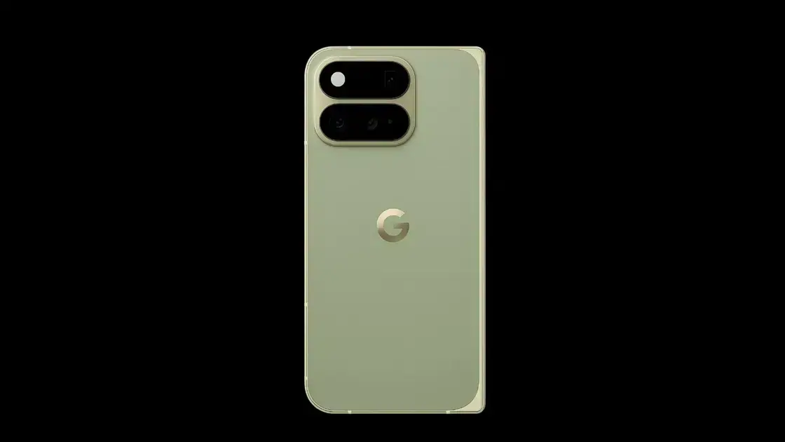 Pixel 11 Pro Fold em nova cor Pine: design mais fino e elegante da Google