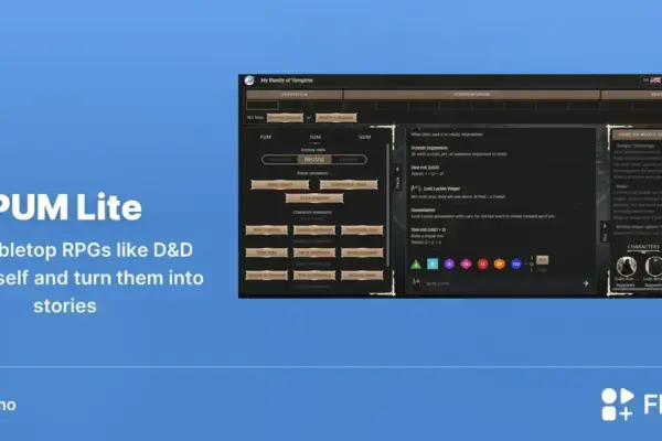 PUM Lite chega ao Flathub para quem curte RPG solo no Linux