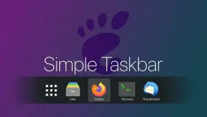 Simple Taskbar: uma taskbar estilo Windows 11 para o GNOME Desktop