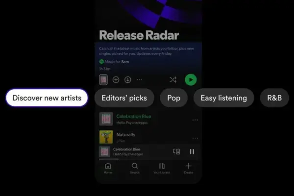 Spotify melhora Release Radar com filtros de gênero e artistas novos