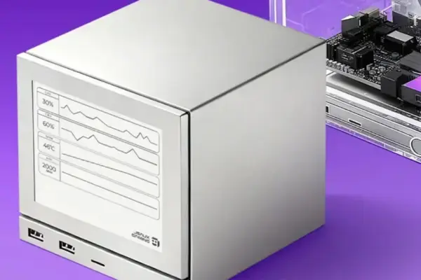Steam Machine ganha upgrade com display frente em E-Ink: versão pronta em breve