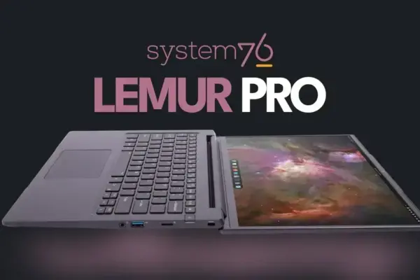 System76 lança Lemur Pro 2026 com bateria de 18 horas e Wi-Fi 7