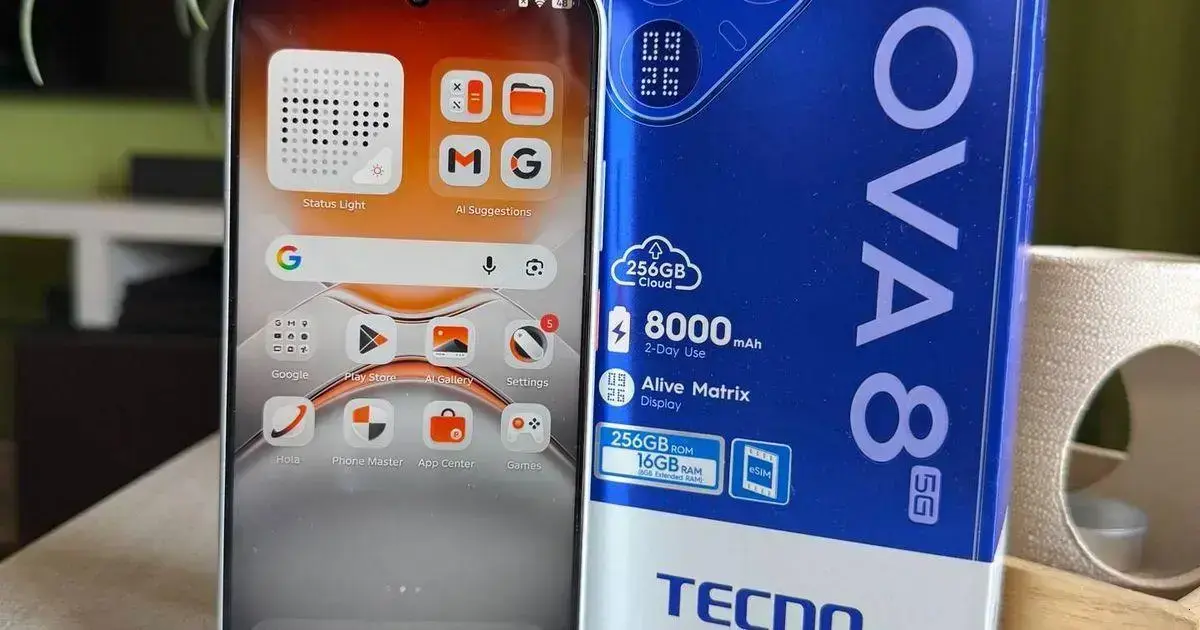Tecno POVA 8 5G: bateria gigante e design ousado para usuários jovens 1 Tecno POVA 8 5G: bateria gigante e design ousado para usuários jovens