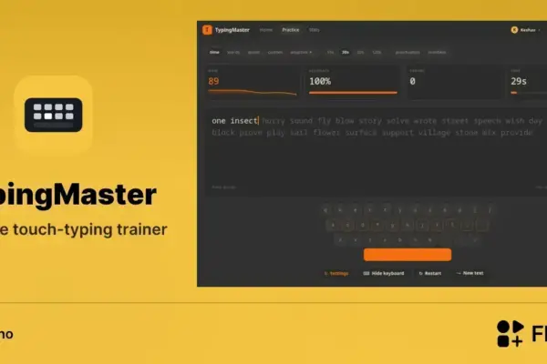 TypingMaster chega ao Linux no Flathub com treino de digitação