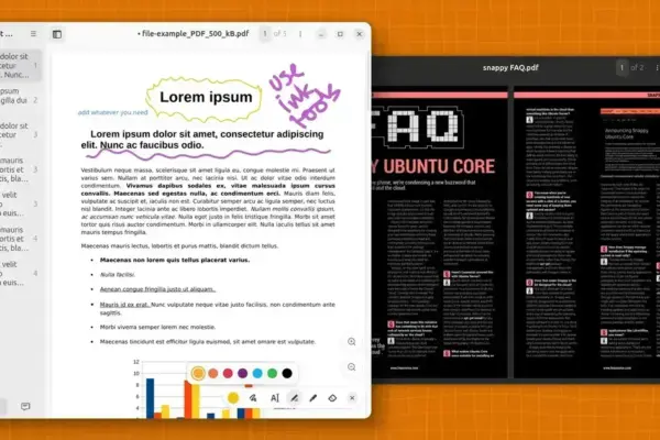 Ubuntu 26.04 resolve erro de links internos no visualizador de PDFs Papers