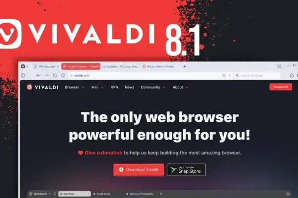 Vivaldi 8.1 chega com melhorias no comportamento das abas e interface limpa